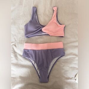 NWT Cupshe high waisted bathing suit - M
